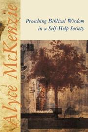 Cover of: Preaching Biblical Wisdom in a Self-Help Society by Alyce McKenzie