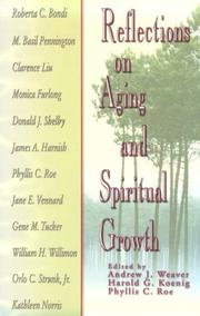 Cover of: Reflections on aging and spiritual growth