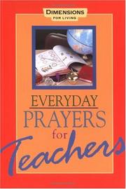 Cover of: Everyday prayers for teachers.