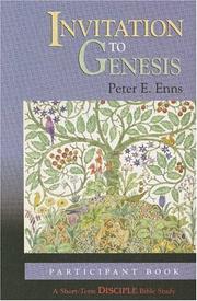 Cover of: Invitation to Genesis Participants Book (Disciple Bible Studies)