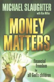 Cover of: Money Matters Participants Guide: Financial Freedom for All God's Children