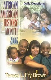 Cover of: African American History Month Daily Devotions, 2006