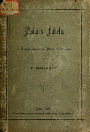 Cover of: Avian's Fabeln