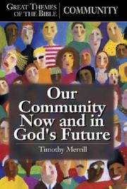 Cover of: Community by Timothy Merrill