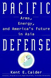 Cover of: Pacific defense: arms, energy, and America's future in Asia