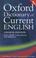 Cover of: Oxford Dictionary of Current English