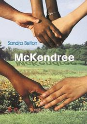 Cover of: McKendree by Sandra Belton