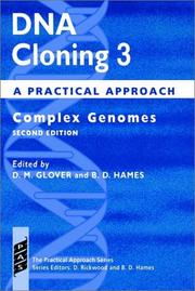 Cover of: DNA Cloning 3: Complex Genomes (Paper)
