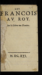 Cover of: Les Franc ʹois Av Roy by 