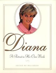 Cover of: Diana by Diana Princess of Wales, Bill Adler Sr, Bill Adler