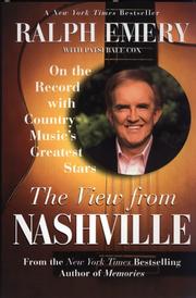 Cover of: The View from Nashville: On The Record With Country Music's Greatest Stars