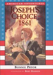 Cover of: Joseph's choice, 1861