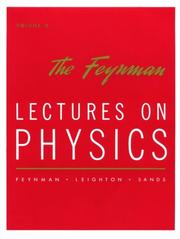 Cover of: The Feynman Lectures on Physics, Vol. 2 by Richard Phillips Feynman, Robert B. Leighton, Matthew Sands