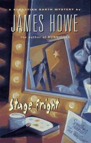 Cover of: Stage Fright (Sebastian Barth Mysteries) by James Howe