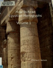 Cover of: How to read Egyptian hieroglyphs