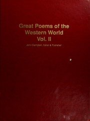 Great Poems of the Western World by Eddie-Lou Cole
