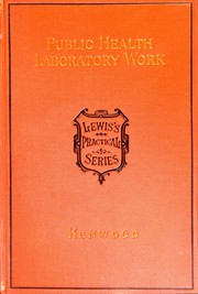Cover of: Public health laboratory work