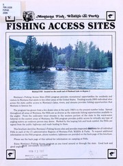 Cover of: Fishing access sites