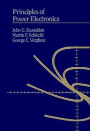 Cover of: Principles of power electronics by John G. Kassakian