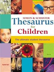 Cover of: Simon & Schuster Thesaurus for Children: The Ultimate Student Thesaurus