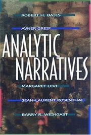 Cover of: Analytic narratives by Robert H. Bates ... [et al.].