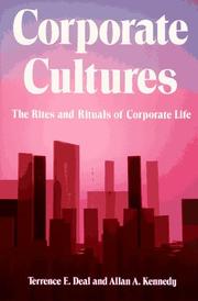 Cover of: Corporate Cultures by Terrence E. Deal, Allan A. Kennedy