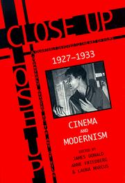 Cover of: Close up, 1927-33 by edited by James Donald, Anne Friedberg, and Laura Marcus.