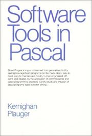 Cover of: Software tools in Pascal by Brian W. Kernighan
