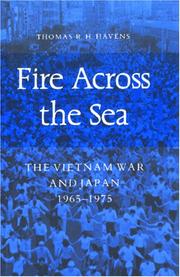 Cover of: Fire across the sea: the Vietnam War and Japan, 1965-1975