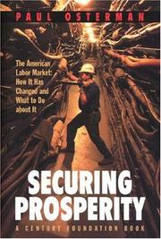 Cover of: Securing Prosperity by Paul Osterman