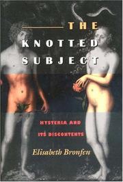 The knotted subject by Bronfen, Elisabeth.