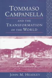 Cover of: Tommaso Campanella and the transformation of the world