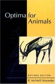 Cover of: Optima for animals by R. McNeill Alexander