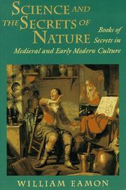 Cover of: Science and the secrets of nature by William Eamon