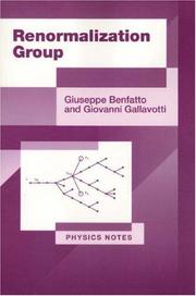 Cover of: Renormalization group by Giuseppe Benfatto
