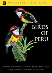 Cover of: Birds of Peru (Princeton Field Guides)