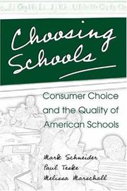Cover of: Choosing Schools