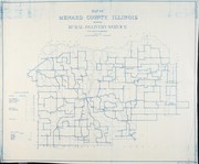 Cover of: Map of Menard County, Illinois by United States. Post Office Department