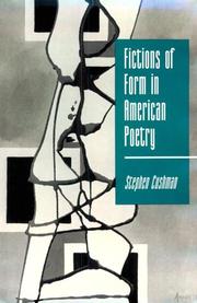 Cover of: Fictions of form in American poetry