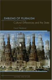 Cover of: Emblems of Pluralism: Cultural Differences and the State (The Cultural Lives of Law)