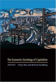 Cover of: The economic sociology of capitalism