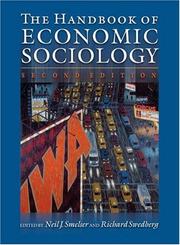 Cover of: The handbook of economic sociology by Neil J. Smelser and Richard Swedberg, editors.