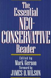 Cover of: The Essential Neoconservative Reader