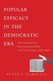 Popular Efficacy in the Democratic Era cover