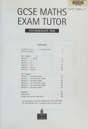 Cover of: Gcse Maths Exam Tutor