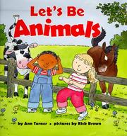Cover of: Let's be animals