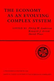 Cover of: Economy as an Evolving Complex System (Santa Fe Institute Studies in the Sciences of Complexity Proceedings)