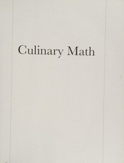 Cover of: Culinary math
