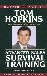 Cover of: Advanced Sales Survival Training