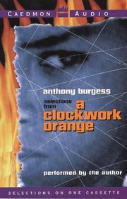 Cover of: Selections from A Clockwork Orange (Single Cassette)